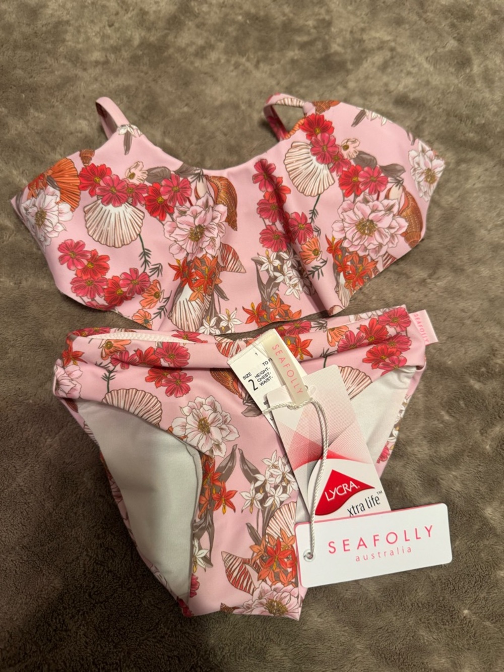 Seafolly Pink Floral Bikini